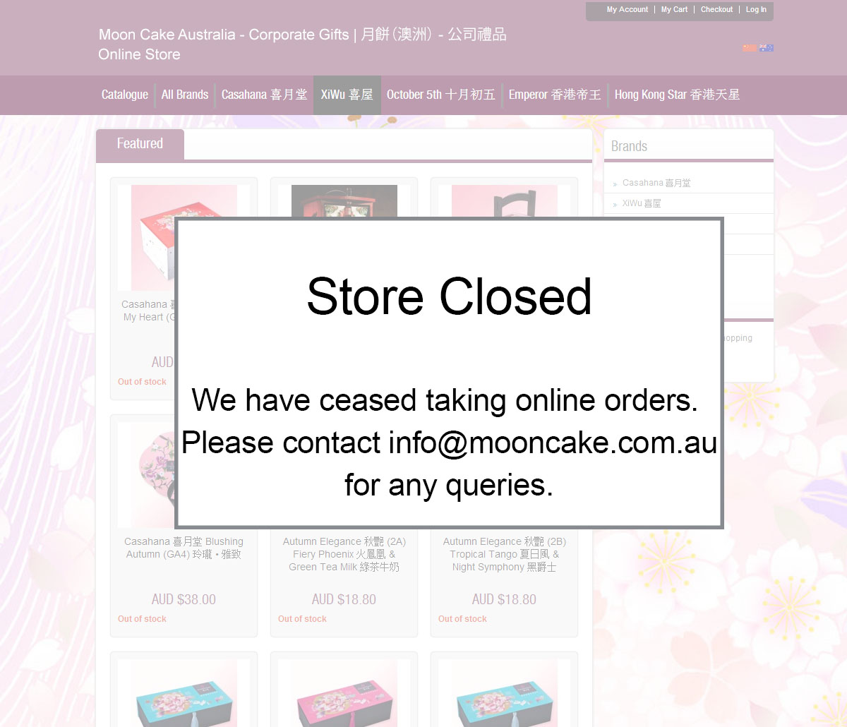 This website is closed.